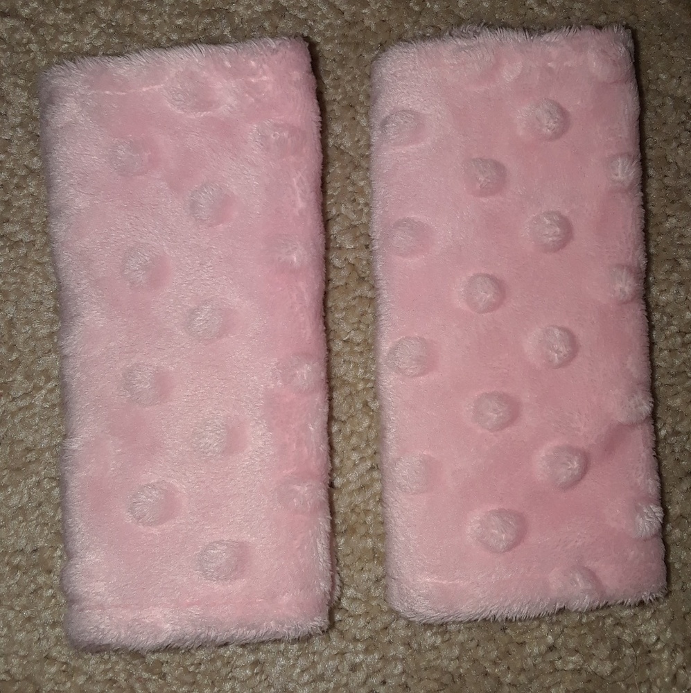 Minky Car Seat Strap Covers